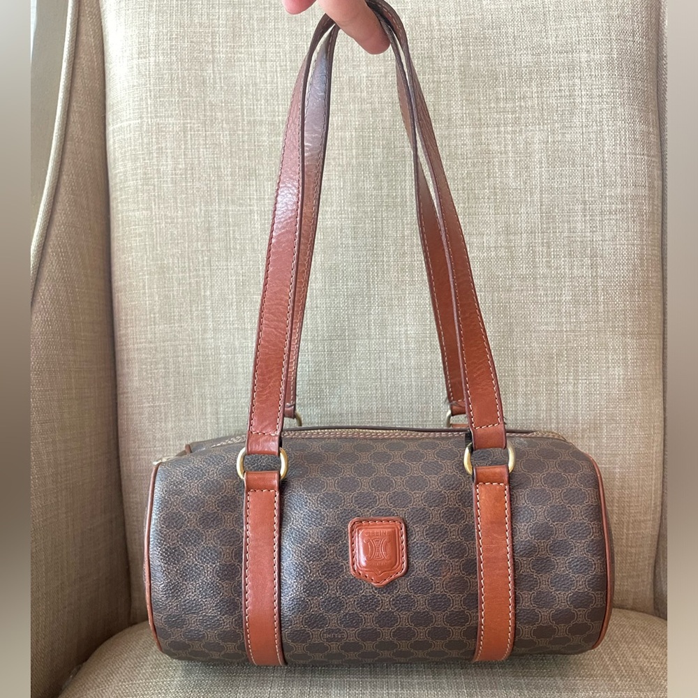 Authentic vintage CELINE small satchel bag M94 (F89)
